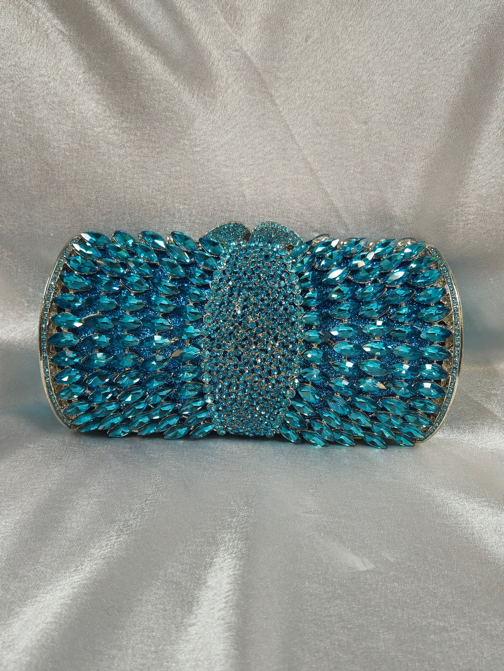 Sky Blue Bedazzled Purse