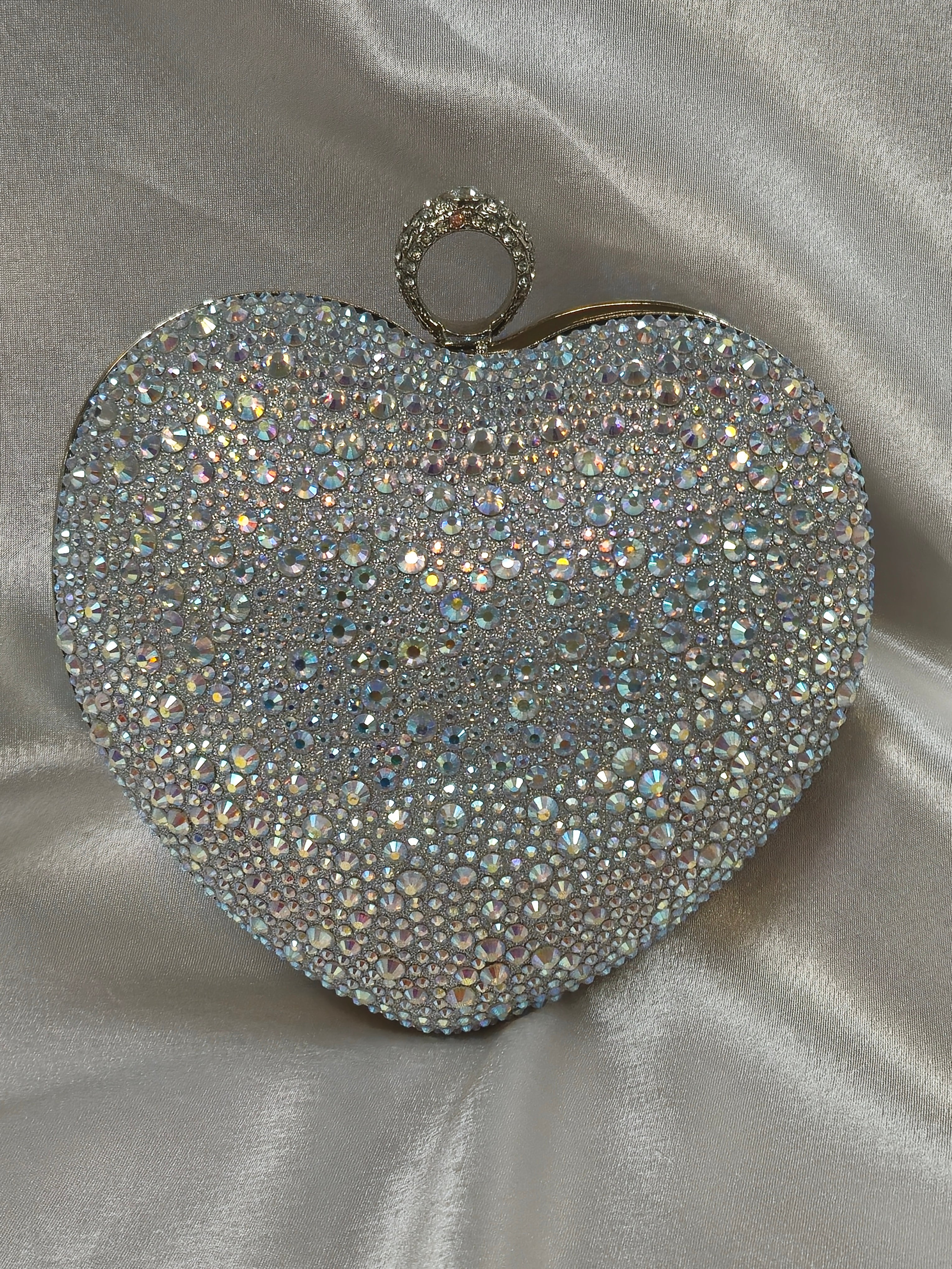 Silver Heart Bag