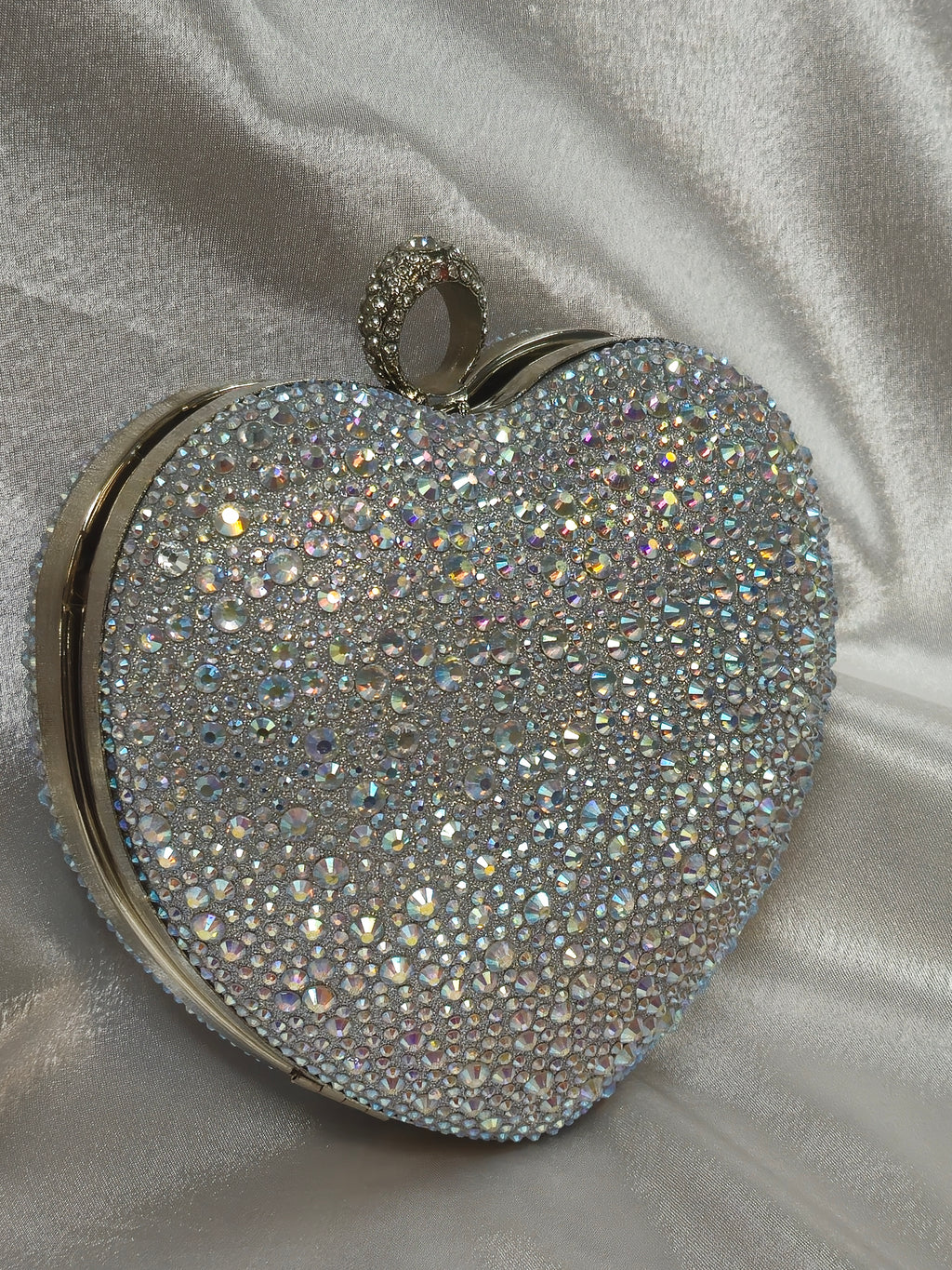 Silver Heart Bag