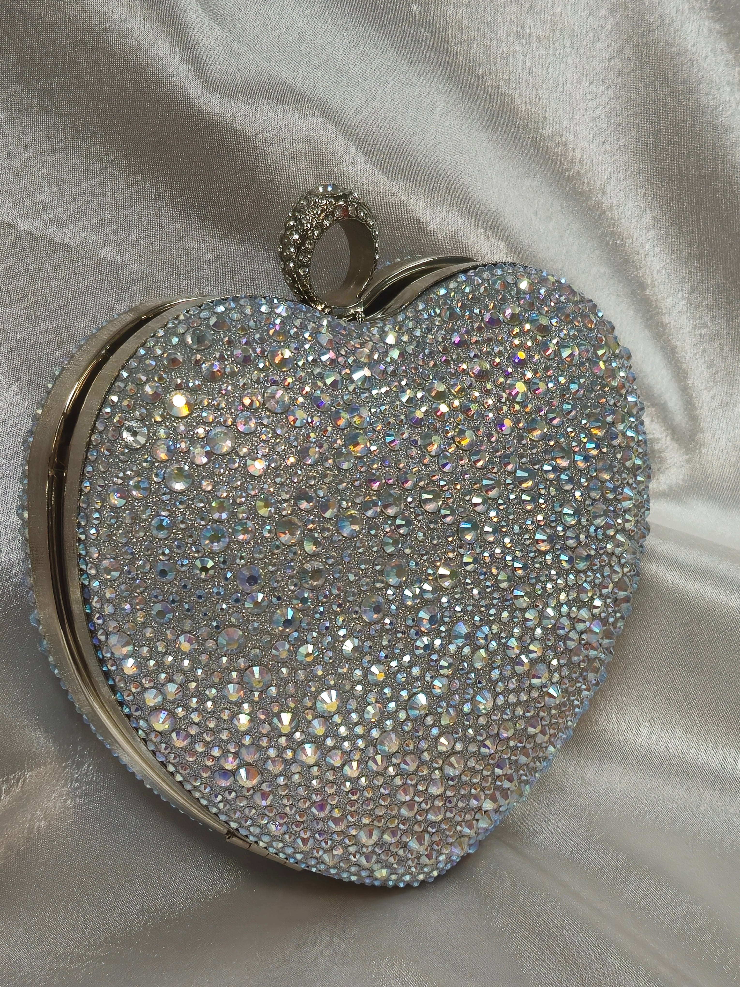 Silver Heart Bag